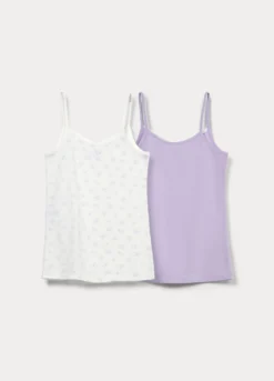 Pack 2 canotte in jersey di cotone stretch