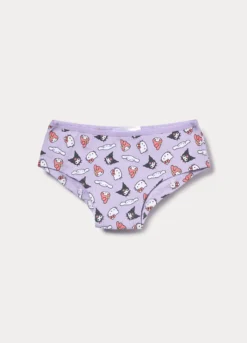 Pack 3 culotte Hello Kitty in jersey di cotone stretch bambina