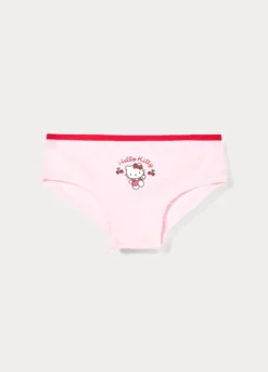 Pack 3 culotte Hello Kitty in jersey di cotone stretch bambina