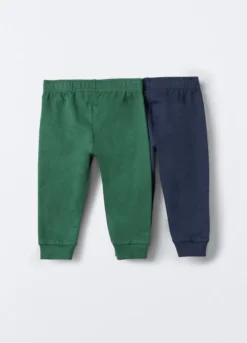 Pack 2 jogger in puro cotone garzato bimbo