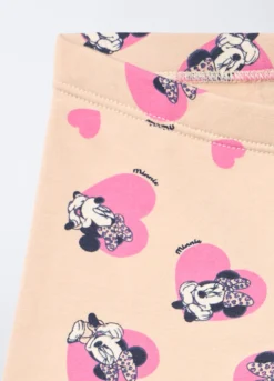 Pack 2 leggings Disney in cotone garzato stretch Skinny Fit bimba