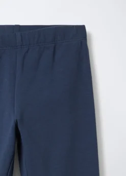 Pack 2 leggings in cotone garzato stretch Fit Regular bambina