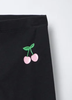 Pack 3 leggings in jersey di cotone stretch Fit Slim bambina