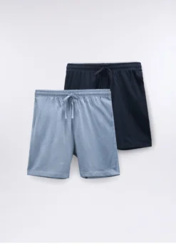 2 pack pantaloncini del pigiama in cotone uomo