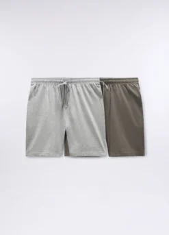 2 pack pantaloncini del pigiama in cotone uomo