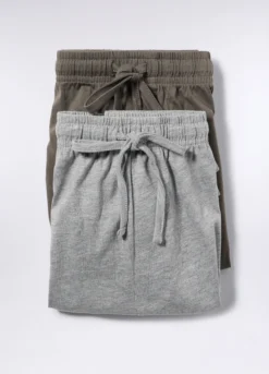 2 pack pantaloncini del pigiama in cotone uomo
