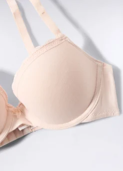 Pack 2 reggiseni a balconcino in jersey stretch donna