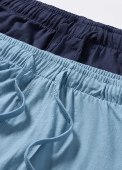 2 pack shorts pigiama in jersey di cotone uomo