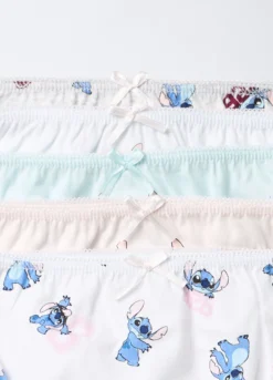 Pack 5 slip Disney in jersey di puro cotone bambina