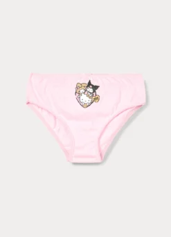 Pack 5 slip Hello Kitty in jersey di puro cotone bambina