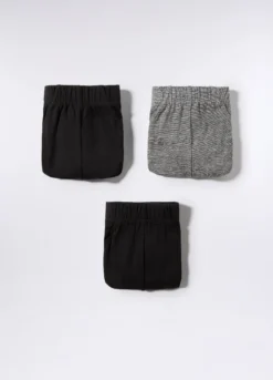 3 pack slip in cotone con elastico uomo