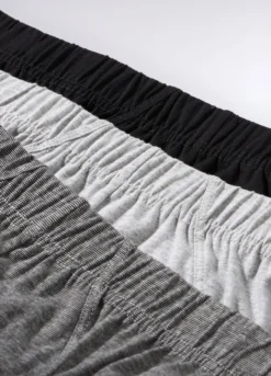 3 pack slip in cotone con elastico uomo