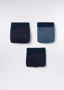 3 pack slip in jersey con logo uomo