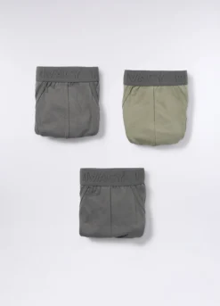 3 pack slip in jersey con logo uomo