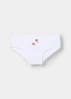 Pack 3 slip in jersey di cotone stretch bambina