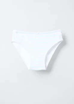 Pack 7 slip in jersey di cotone stretch bambina