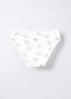 Pack 7 slip in jersey di cotone stretch bambina