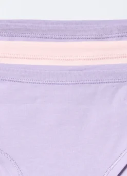 Pack 3 slip in jersey di cotone stretch bambina