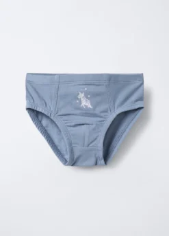 Pack 3 slip in jersey di puro cotone