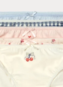 Pack 5 slip in jersey di puro cotone