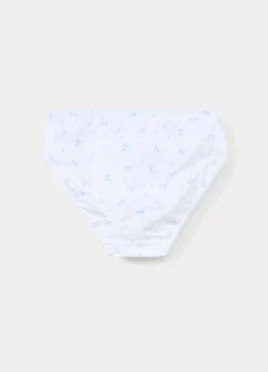 Pack 3 slip in jersey di puro cotone bambina