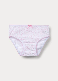 Pack 7 slip in jersey di puro cotone bambina