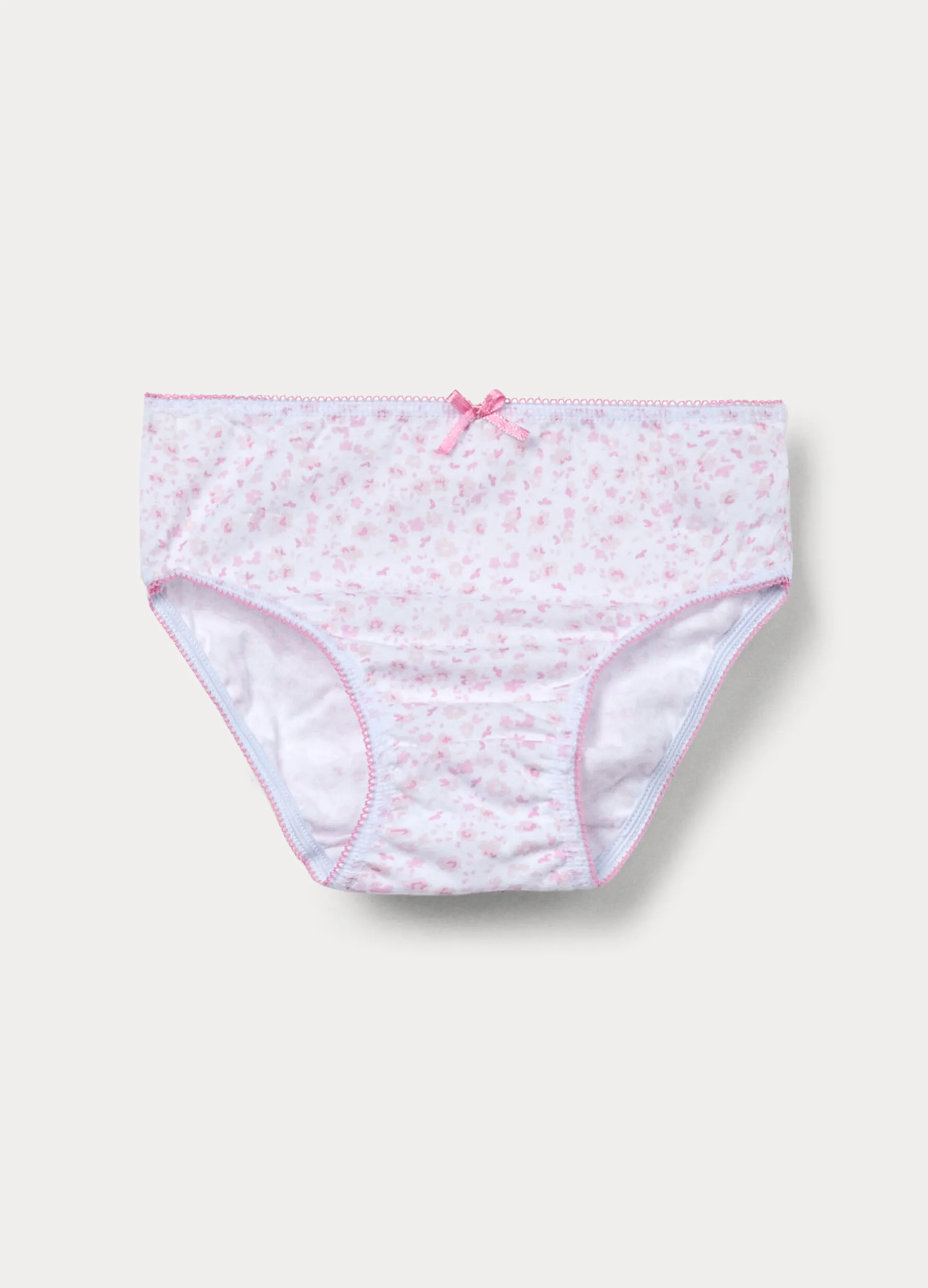 Pack 7 slip in jersey di puro cotone bambina