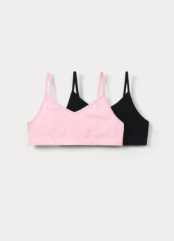Pack 2 top in jersey di cotone stretch