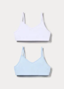 Pack 2 top in jersey di cotone stretch