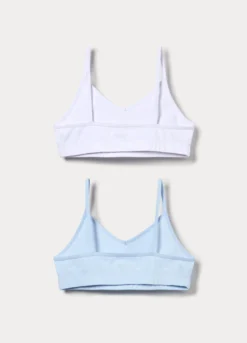 Pack 2 top in jersey di cotone stretch