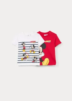 Pack 2 t-shirt Disney in jersey di puro cotone bimbo