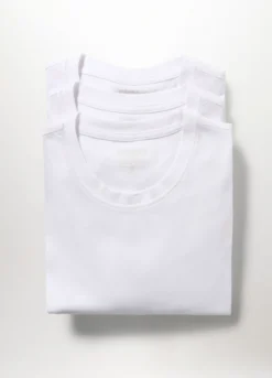 3 pack T-shirt girocollo in cotone uomo