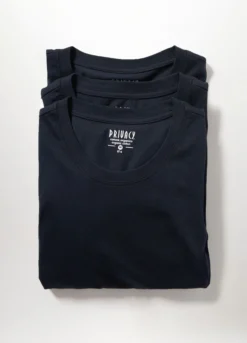 3 pack T-shirt girocollo in cotone uomo