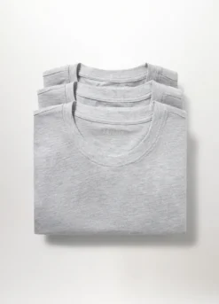 3 pack T-shirt girocollo in misto cotone uomo