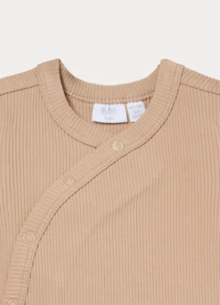 Pack 2 t-shirt in costina di cotone stretch