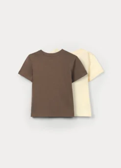 Pack 2 t-shirt in jersey di puro cotone bimbo
