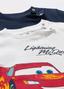Pack 2 t-shirt in jersey di puro cotone neonato