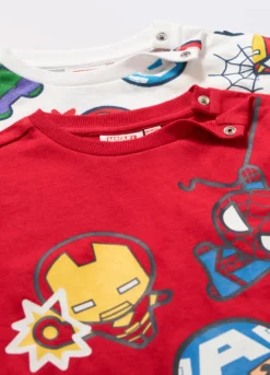 Pack 2 t-shirt in puro cotone neonato