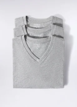 3 pack T-shirt intima scollo a V uomo