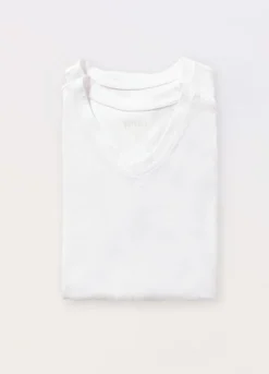 2 pack T-shirt intime collo a V in cotone stretch uomo