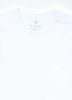 Pack 3 t-shirt intime in costina di puro cotone neonato