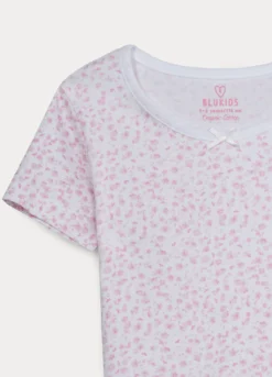 Pack 3 t-shirt intime in costina di puro cotone bambina