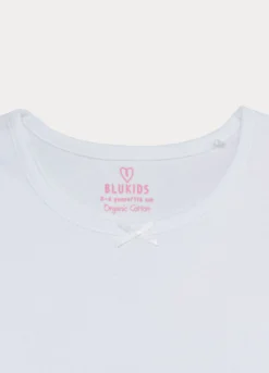 Pack 3 t-shirt intime in costina di puro cotone bambina