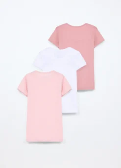 Pack 3 t-shirt intime in puro cotone organico neonata