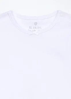 Pack 3 t-shirt intime in puro cotone organico neonata