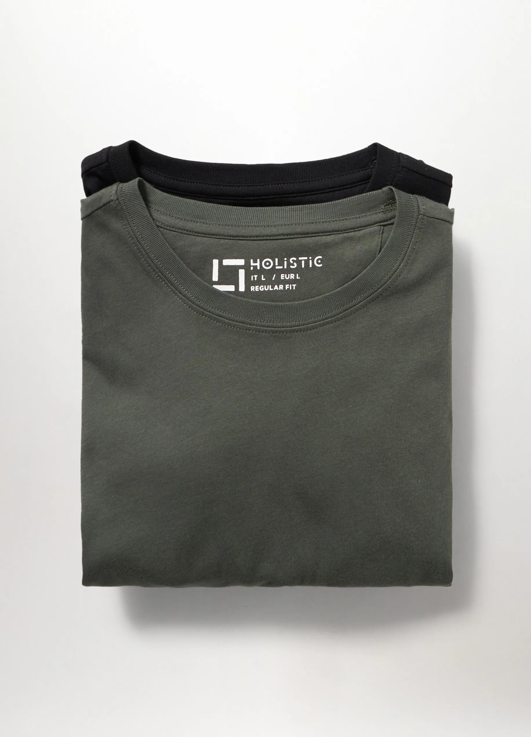 2 pack T-shirt sportive girocollo uomo