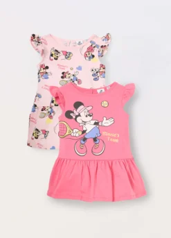 Pack 2 vestiti in jersey di puro cotone neonata