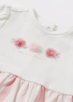 Pagliaccetto in cotone stretch neonata