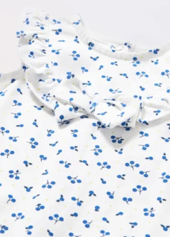 Pagliaccetto in jersey di cotone stretch neonata