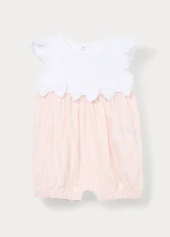 Pagliaccetto in jersey di cotone stretch neonata